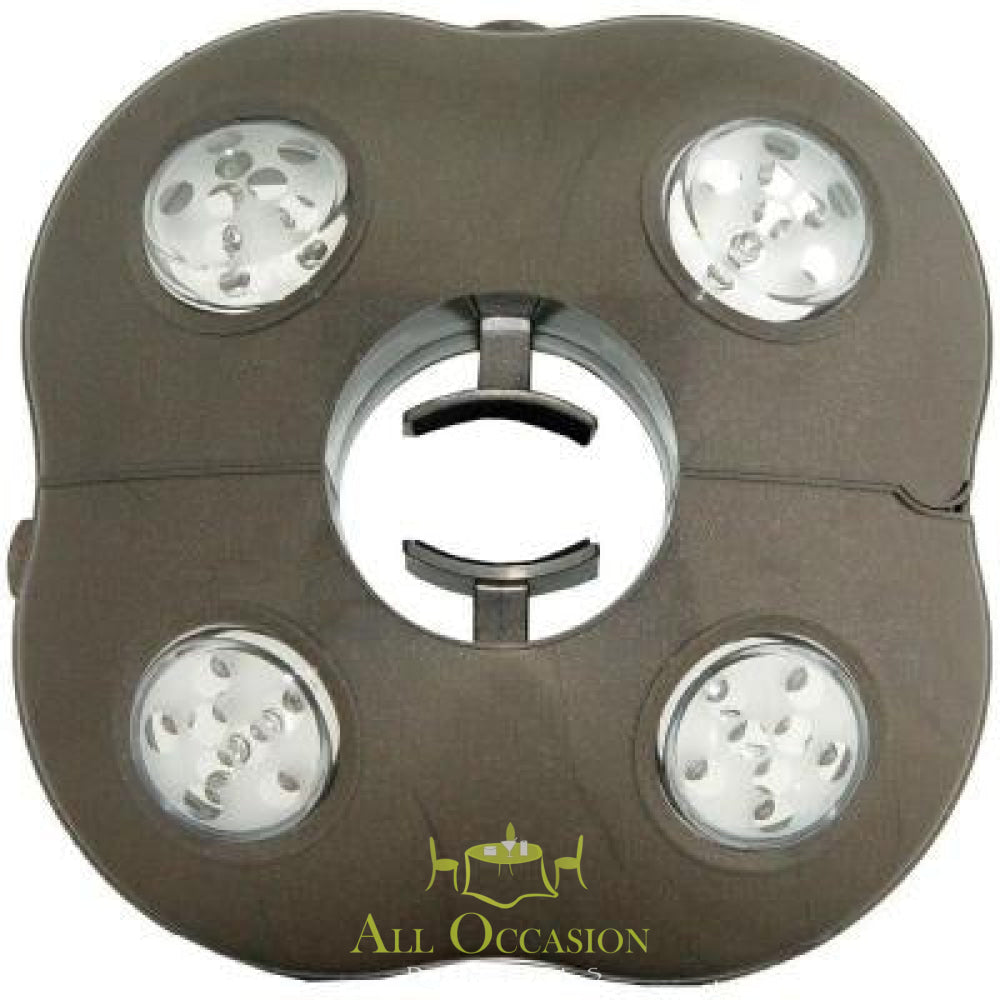 Rite Lite 40-LED umbrella and cocktail table light for outdoor events rental in Corona.