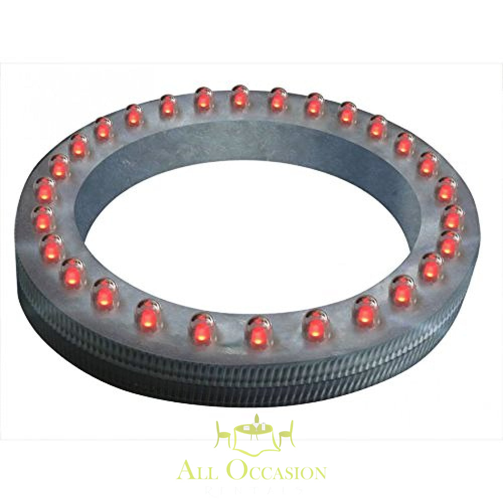 LED 6" LYTE RING for event lighting, ideal for Corona event rentals and wedding accessories rental.