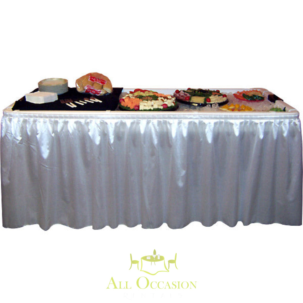 Cambro Ice Table with food display for rentals at Corona event, ideal for catering and banquet services.