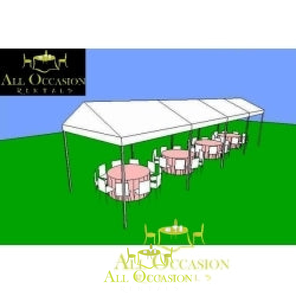 10' x 40' Frame Style Tent.