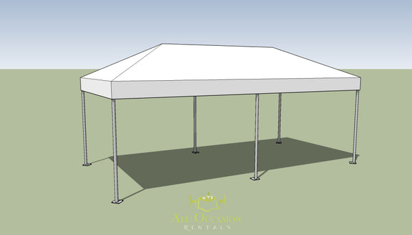 10' x 20' Frame Style Tent.