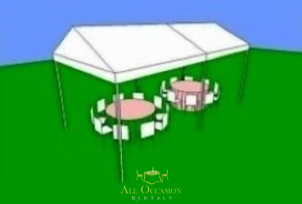10' x 20' Frame Style Tent.