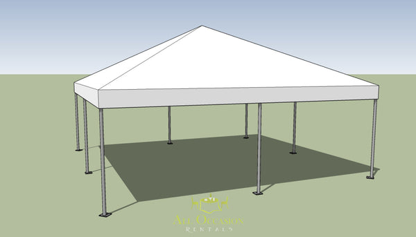 20' x 20' Frame Style Tent.