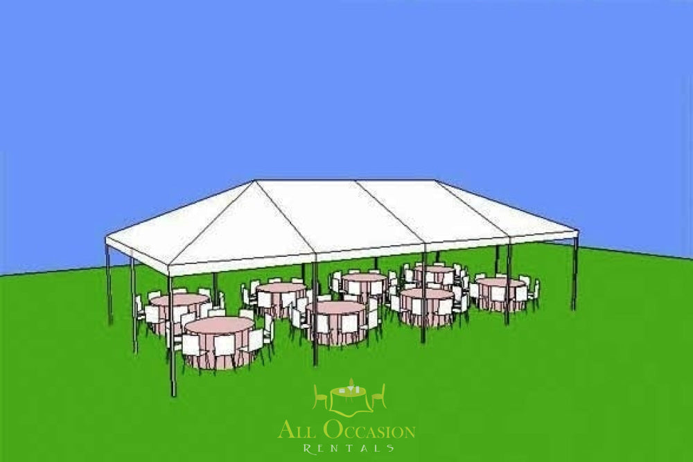 20' x 40' Frame Style Tent.