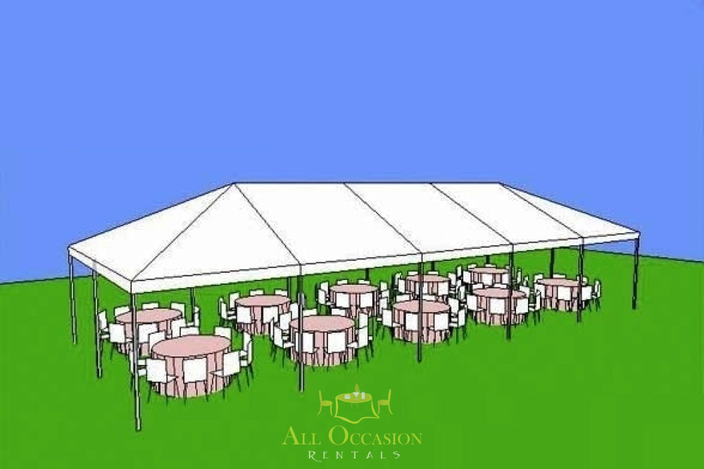20' x 50' Frame Style Tent.