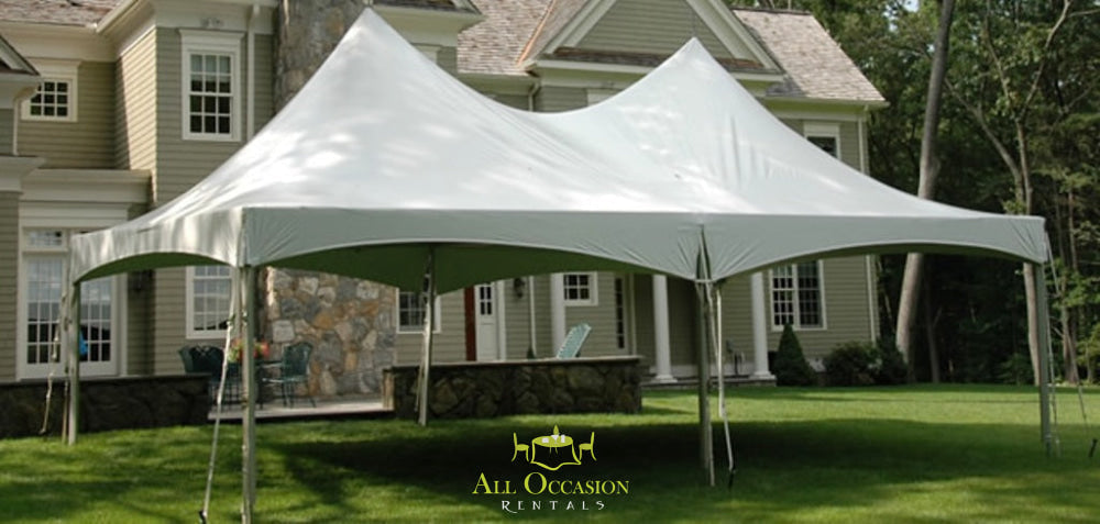 20' X 40' Quick Peak style frame tent.