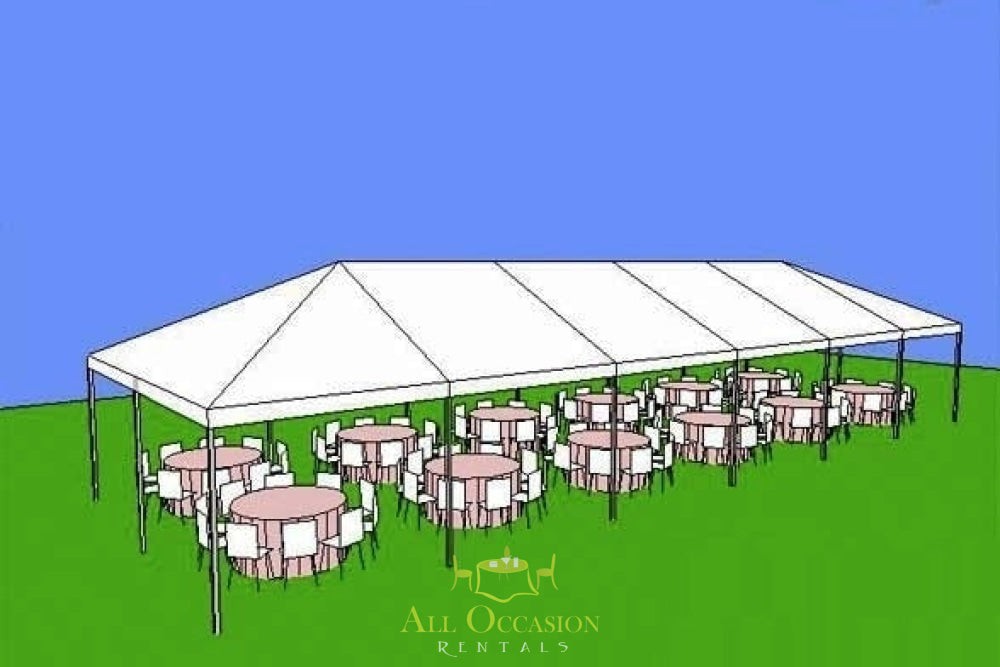 20' x 60' Frame Style Tent.
