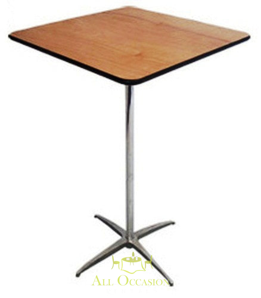 Cocktail table short boy 30" Heights X 36" Wide square.