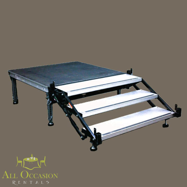 Stage Steps and Railings Rentals for safe access to elevated stages at events in Southern California.