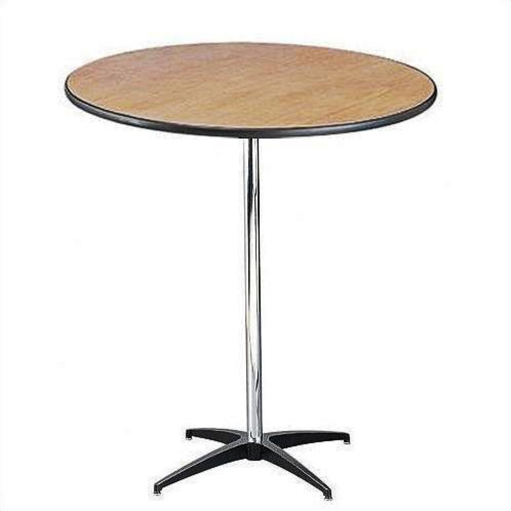 Cocktail table Tall Boy 42"H x 36"W for rent, perfect for Corona event rentals and parties.