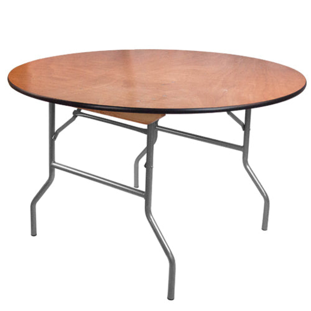 48" round table rental for events, ideal for seating 6-8 guests. Perfect for Corona party rentals and event setups.