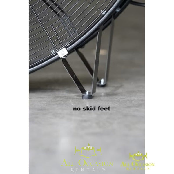 36-in 2-Speed Indoor Black Industrial Fan.