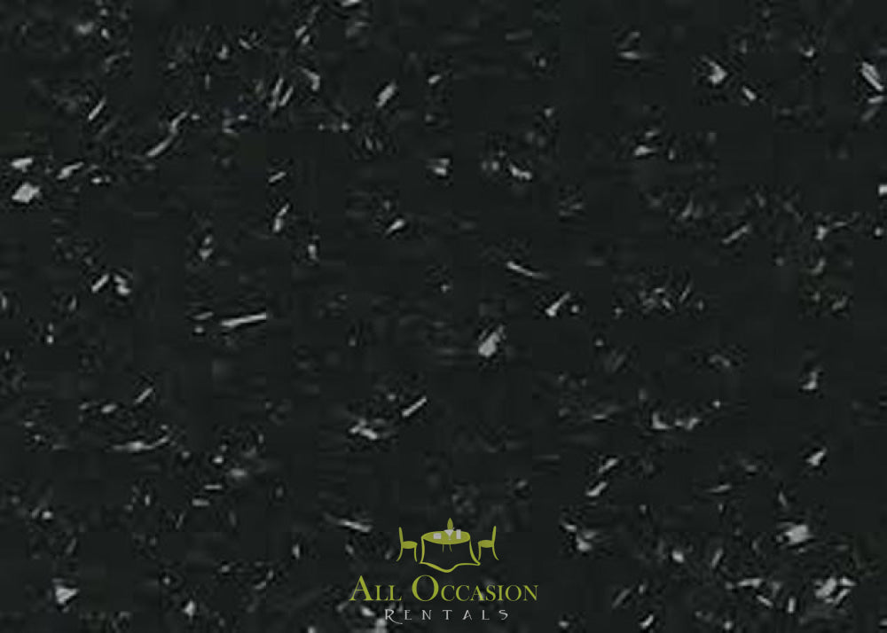 Artificial turf flooring in ebony color, perfect for Corona event rentals and outdoor setups.