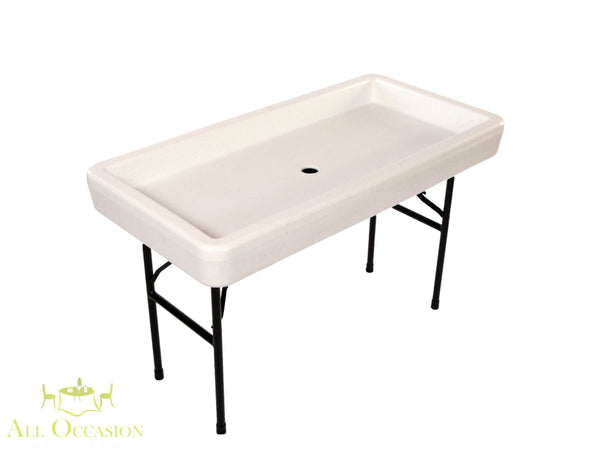 Cambro Ice Table Rental for beverage and catering display with professional insulation.