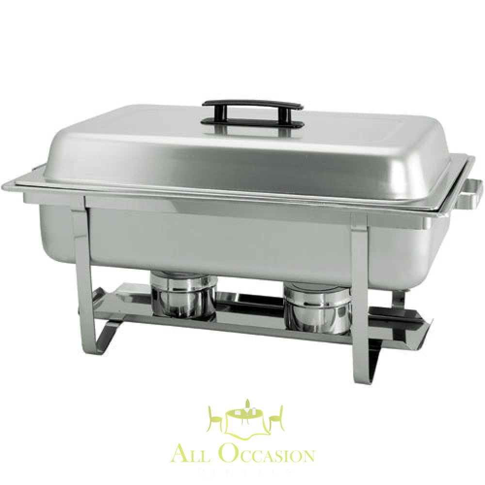 Chafing dish (8 qt.) for event catering, perfect for Corona party rentals and outdoor gatherings.