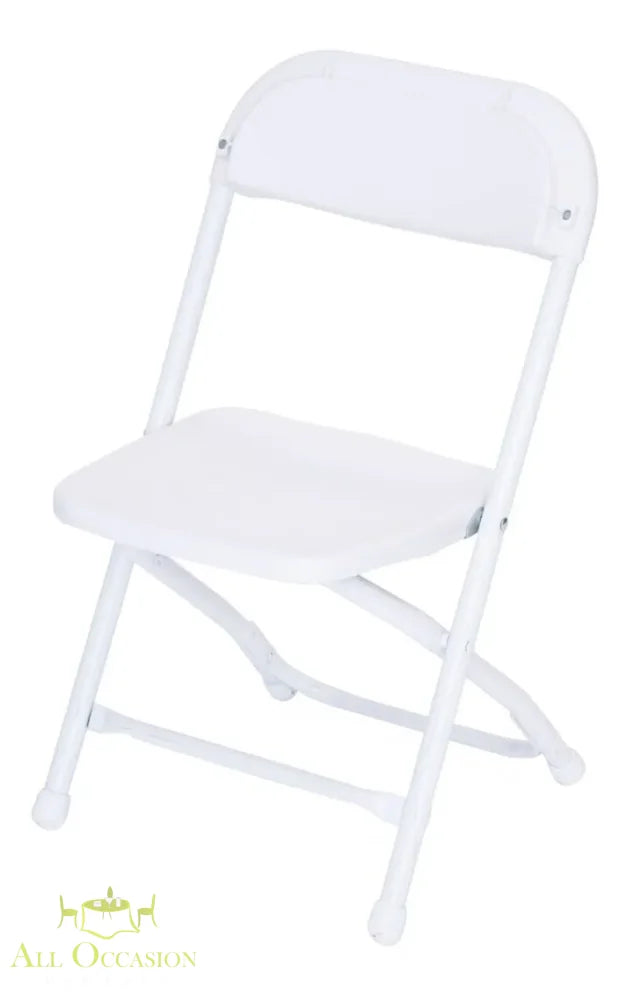 Plastic Folding Chairs White for Kids, lightweight and durable folding chair for children.