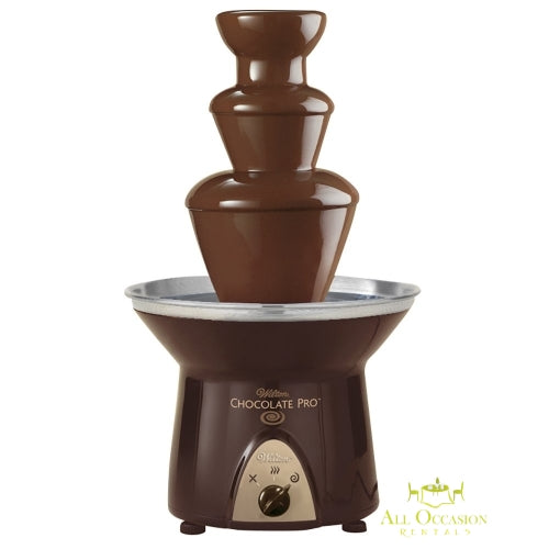 Chocolate fountain rental for parties, perfect for Corona event rentals and catering equipment rental in Inland Empire.