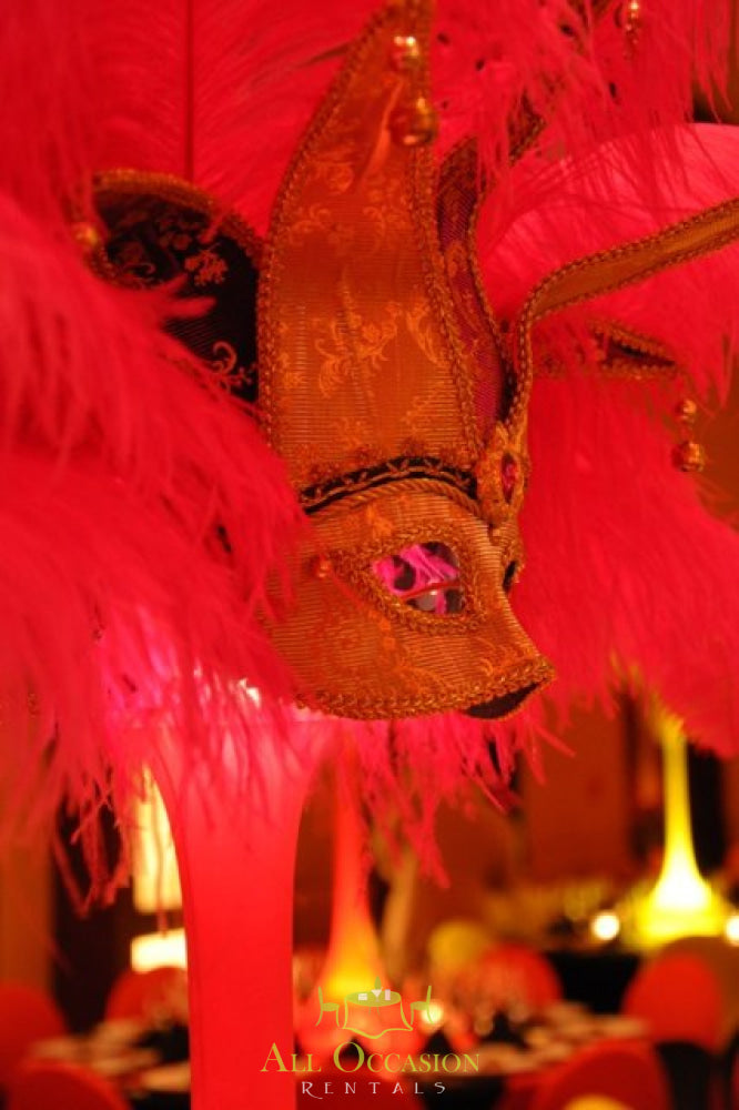 Feathers centerpieces rental for parties, events, and weddings in Corona, CA. Enhance your celebration decor.