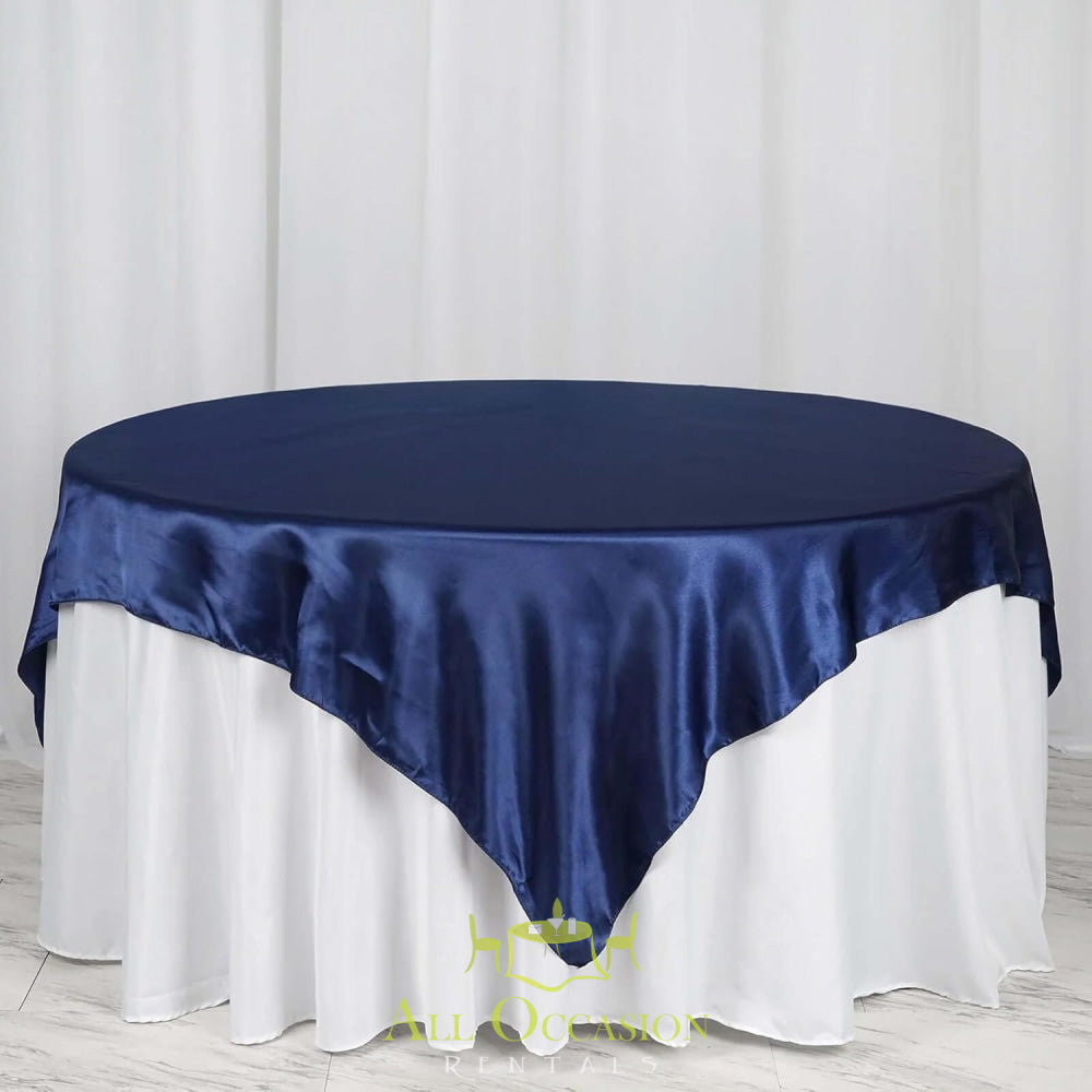 72" x 72" Square Overlay Tablecloth | All Occasion Rentals