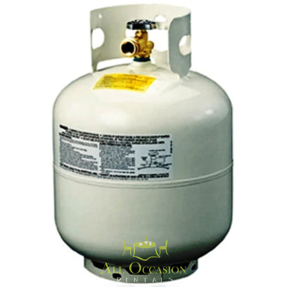 5 Gallon propane tank for events from Corona party rentals, perfect for heating and outdoor equipment rental in Corona.