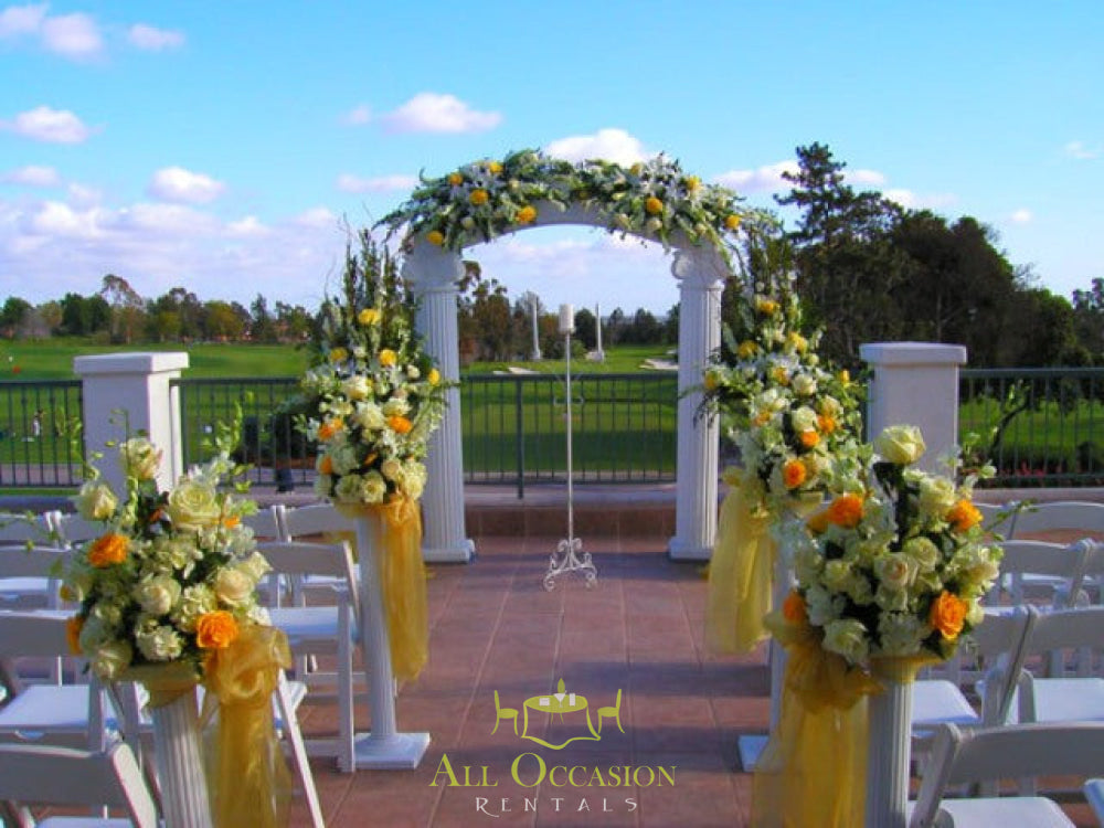 Wedding columns.