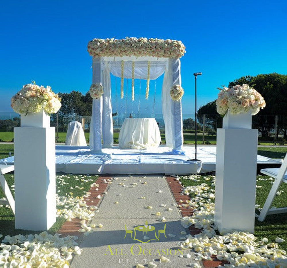 Wedding columns.