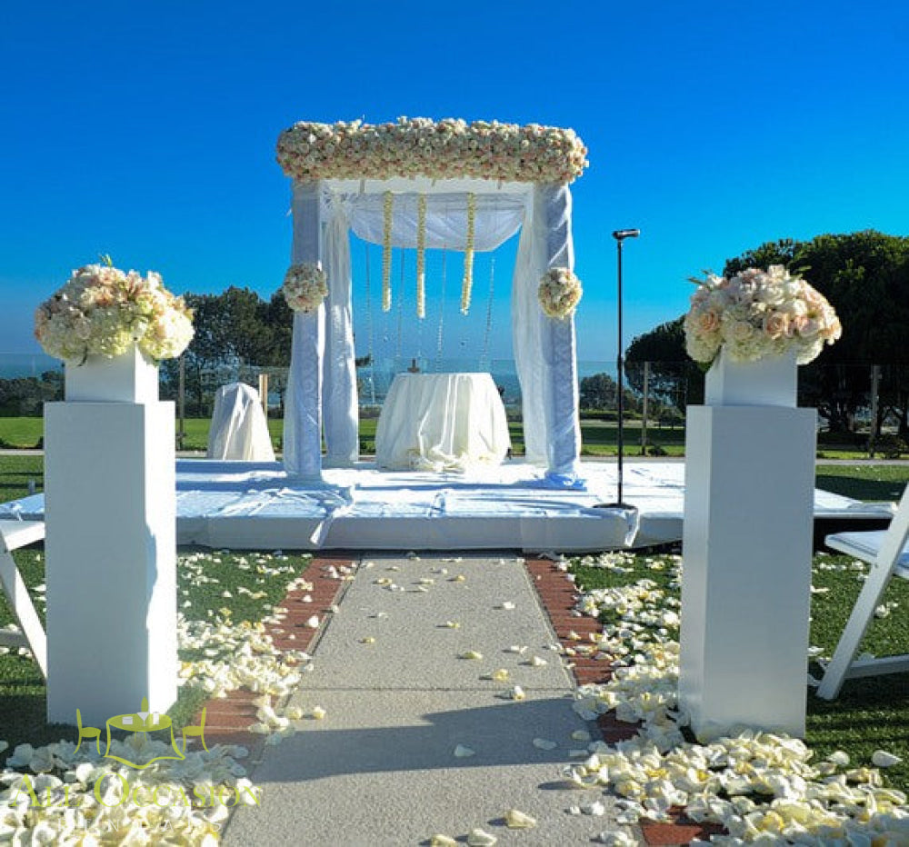 Wedding columns.