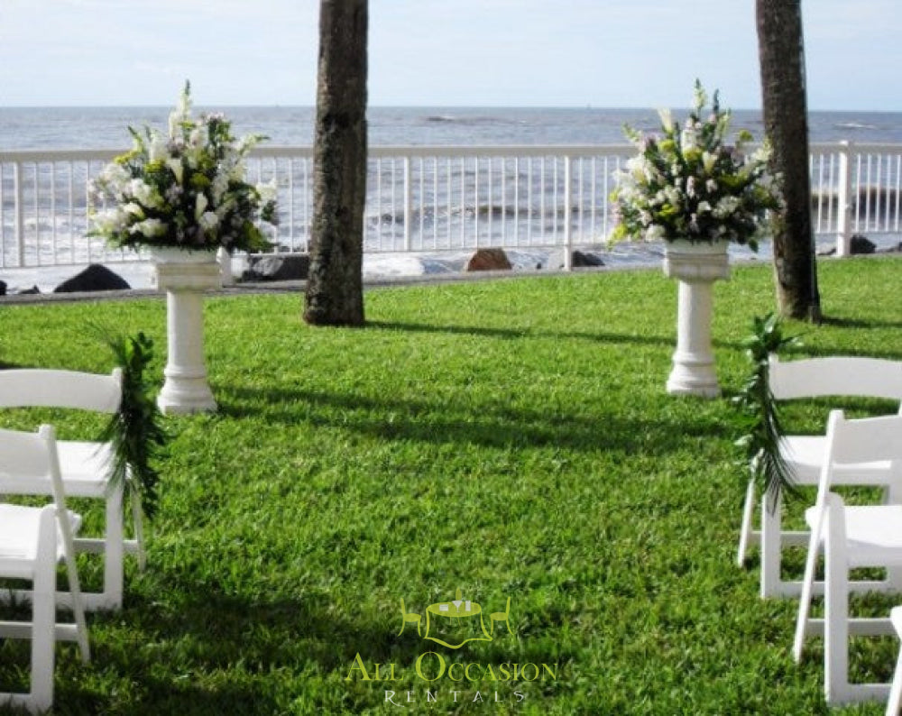 Wedding columns.