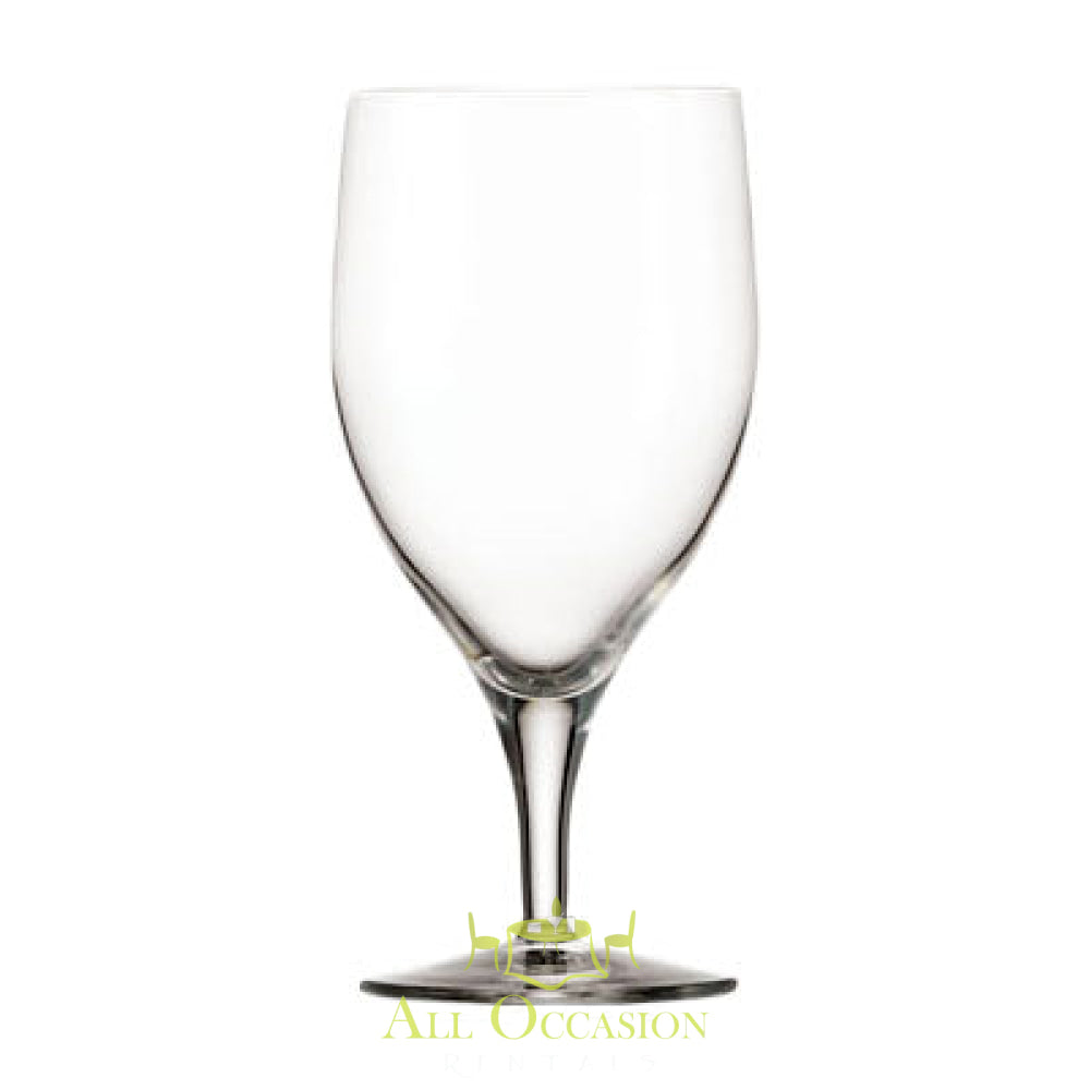 16 oz water goblet for events, perfect for Corona party rentals and banquet tables rental in Corona.