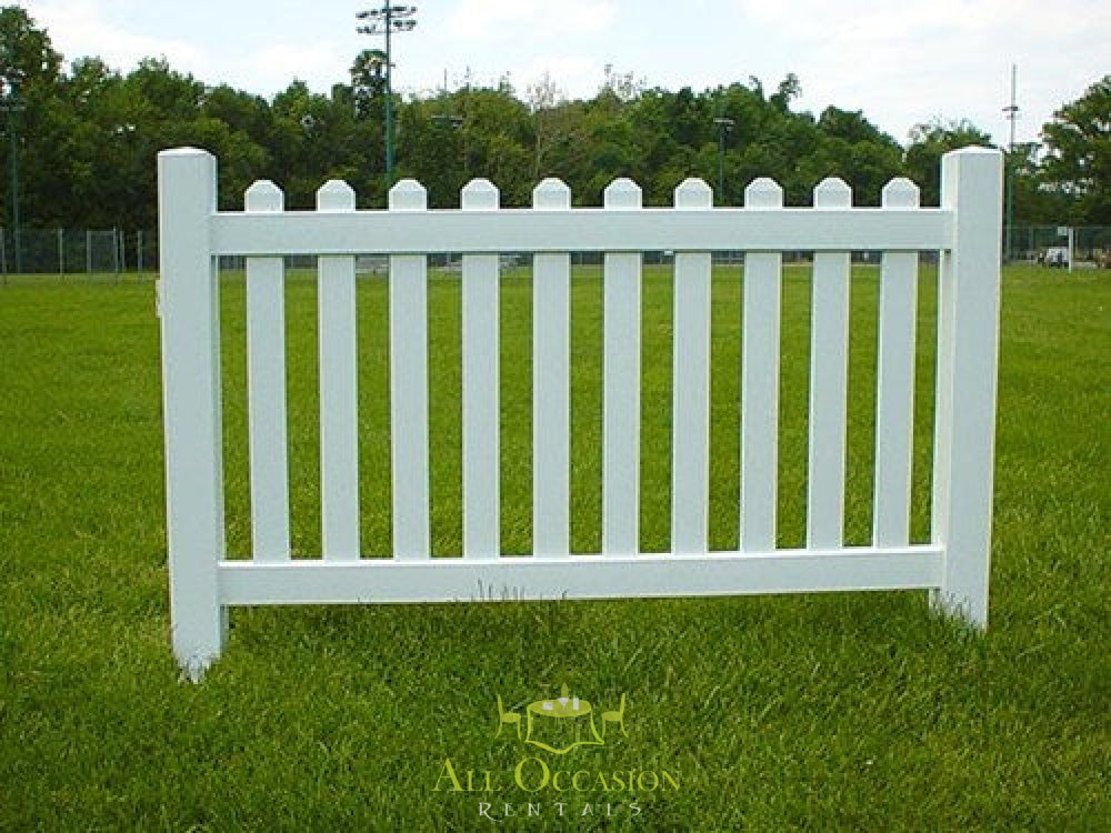 White Picket Fencing.
