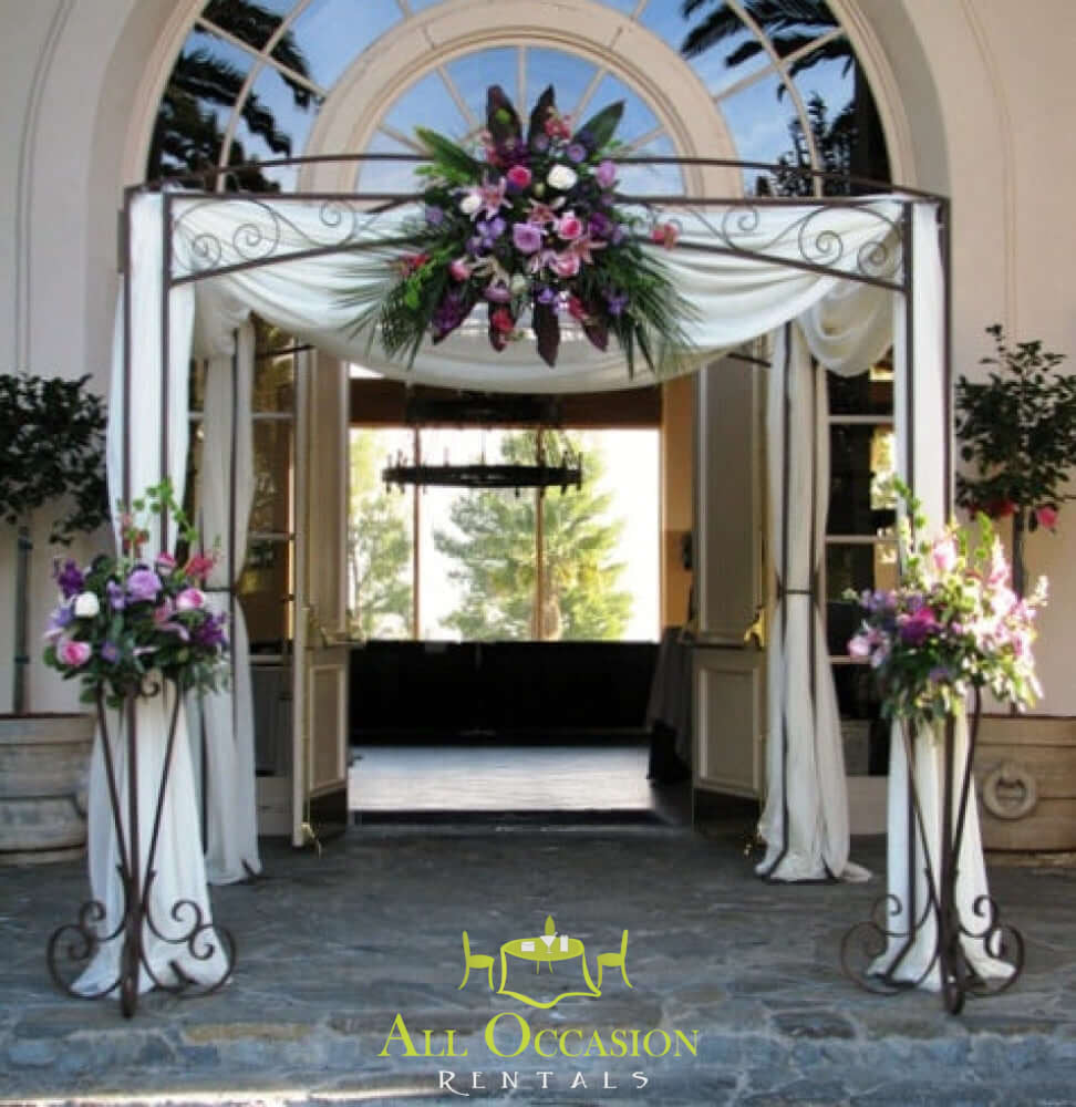 Iron Chuppah Rental (No Draping, No Flowers).