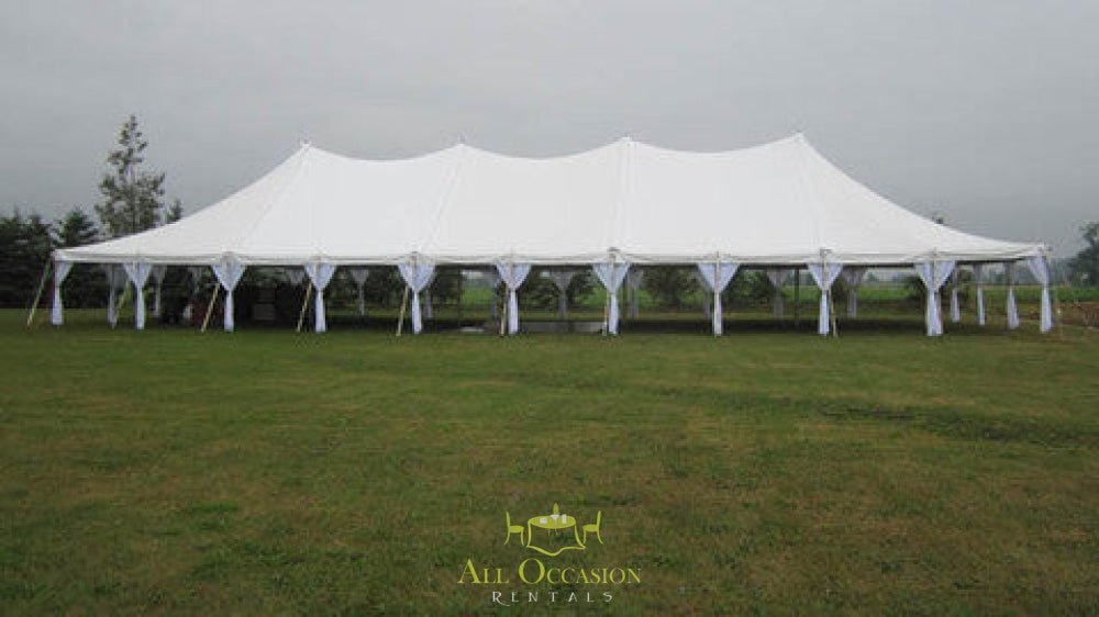 Pole Tents 100'x100'.