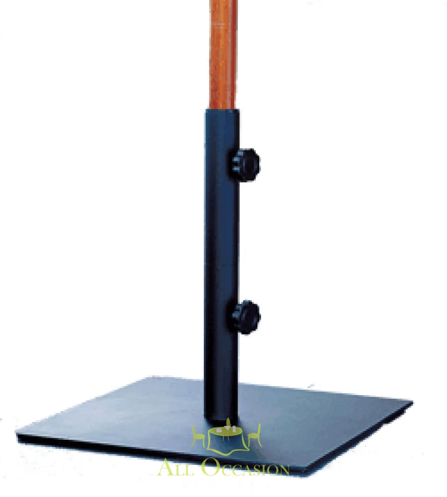 13' market umbrella base rental for outdoor events, perfect for tents and parties in Corona, CA.