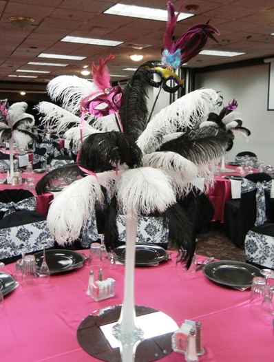 Center Pieces Feathers