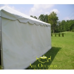 Tent White Sidewall 8' (Per linear foot)