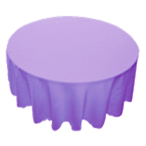 120 inch Round Polyester Tablecloth Lavender