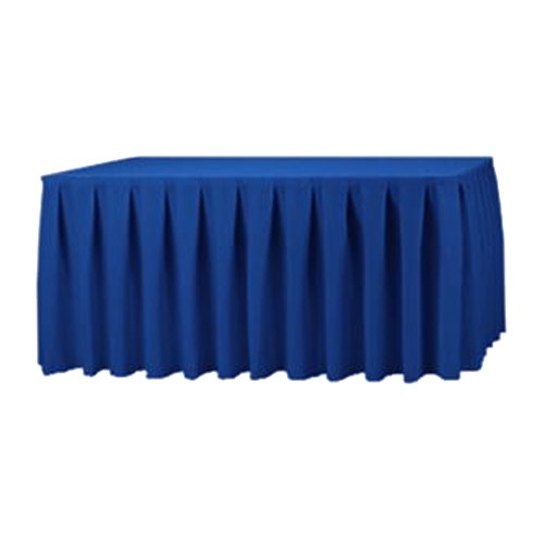 14ft Polyester Table Skirt Royal Blue