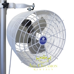 Tent Fan 12 inches white